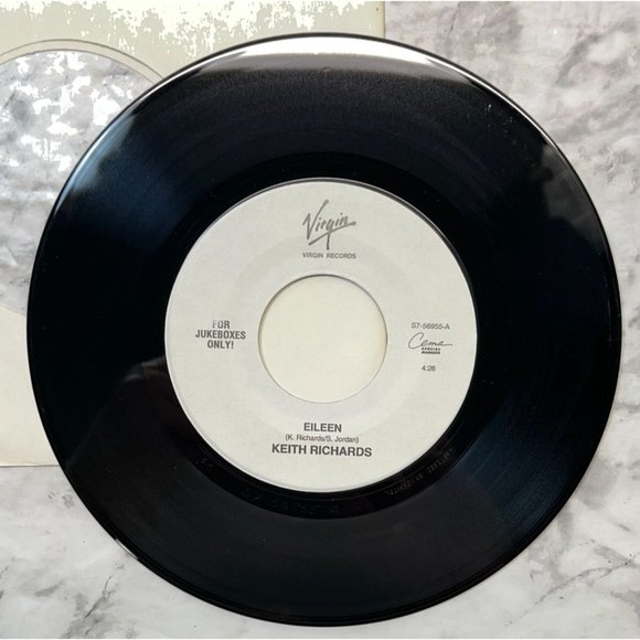 Keith Richards Eileen / Wicked as it Seems 45 Classic Rock Virgin 56955 - Picture 4 of 6